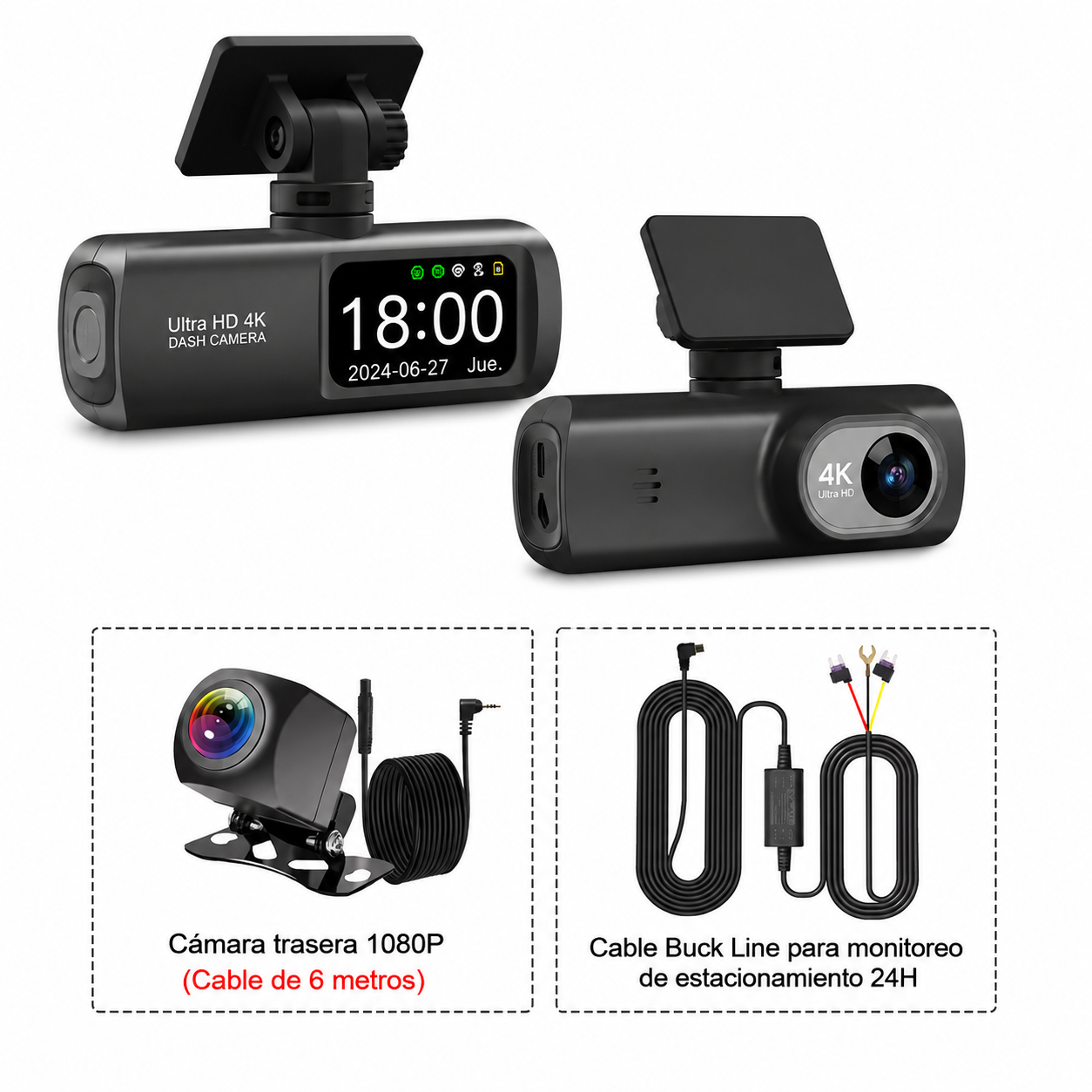 Cámara Vehicular Dash Cam | Registro Preciso 1080p